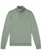 Paul Smith - Merino Wool Half-Zip Sweater - Green