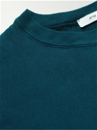 ATON - Cotton-Jersey Sweatshirt - Blue