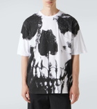 McQueen Skull printed cotton jersey T-shirt