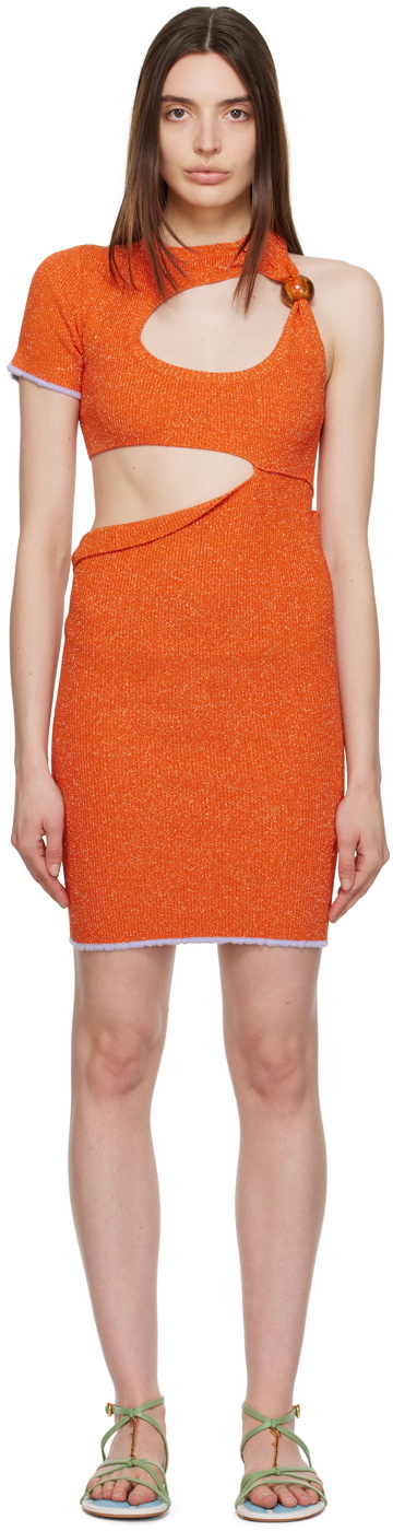 open lace back dress Jacquemus Mini Tennis Dress