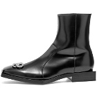 Balenciaga BB Leather Chelsea Boot