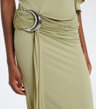 De La Vali Titan jersey maxi dress