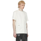 Heliot Emil Off-White Cut-Up T-Shirt