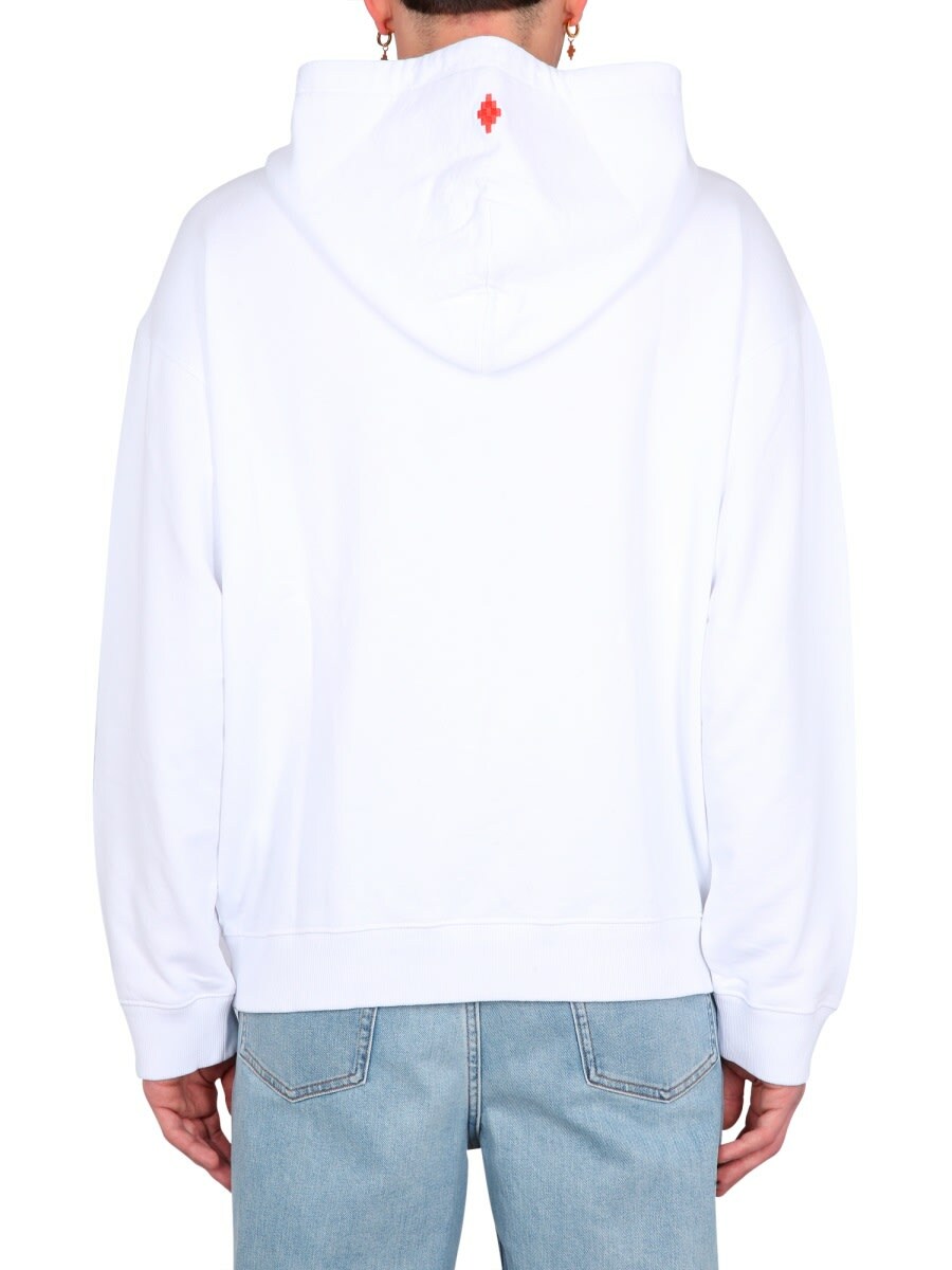 パーカー・フーディ Marcelo Burlon County Of Milan Rib Cage Sweatshirt Marcelo Burlon Rib Cage Sweatshirt Marcelo Burlon County of
