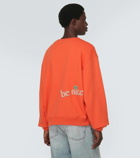 ERL Appliqué cotton jersey sweatshirt