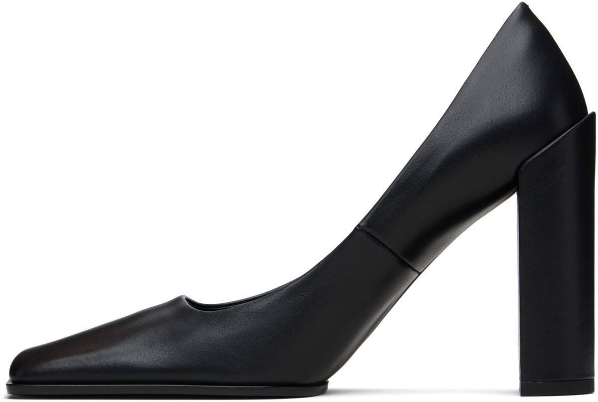 ALAÏA Black Shiny Calf 90 Heels ALAÏA