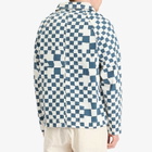 Service Works Men's Drill Printed Foh Jacket in Teal Checker