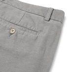 Aspesi - Slim-Fit Cotton-Moleskin Trousers - Gray