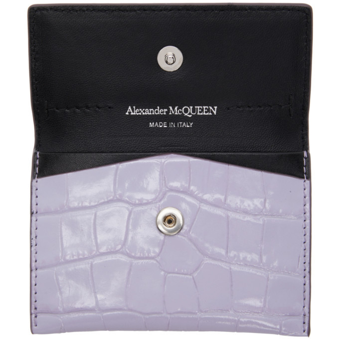 Alexander mcqueen hotsell envelope card holder