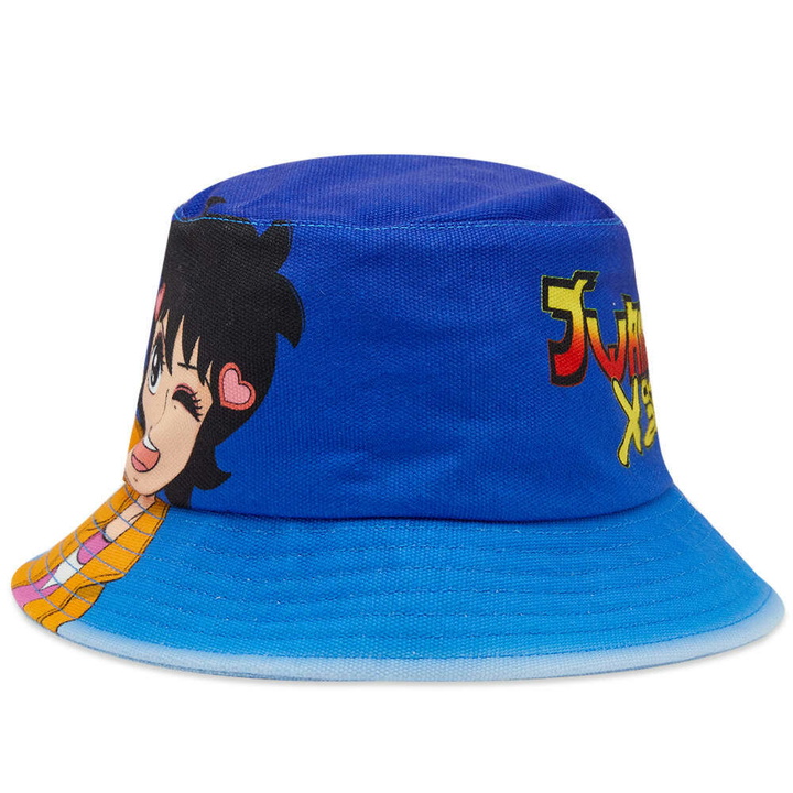 Photo: JW Anderson Women's x Run Hany Bucket Hat in Blue