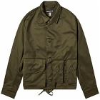 Monitaly Men's Military Service Jacket Type A in Vancloth Sateen Olive