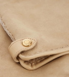 Loro Piana Zelda shearling-lined suede gloves