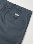 FAHERTY - Island Life Stretch Organic Cotton and TENCEL-Blend Twill Shorts - Blue