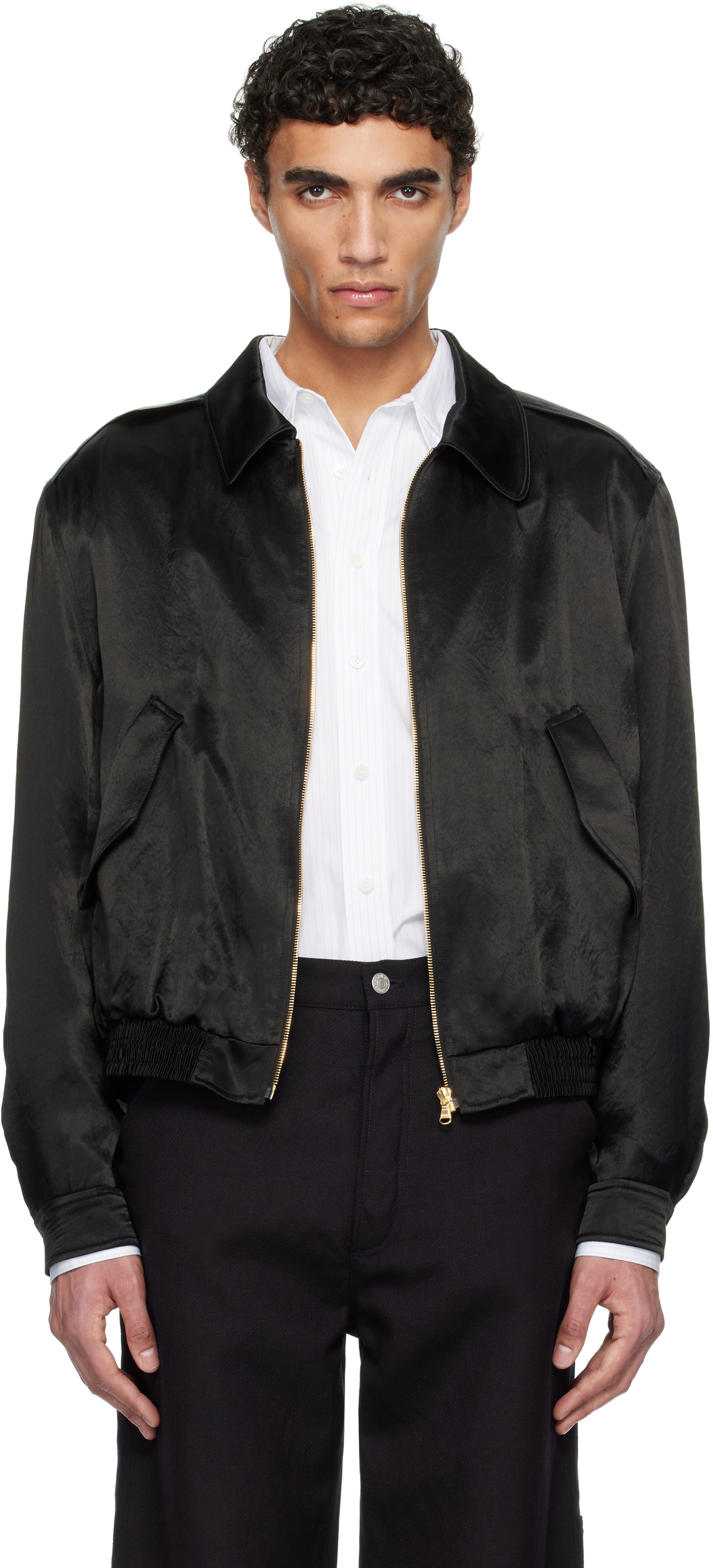 RECTO Beige Vintage Washing Leather Chore Jacket Recto