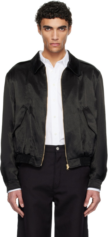 Photo: RECTO Black 80s Fluid Ben Jacket