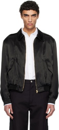 RECTO Black 80s Fluid Ben Jacket