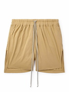 DRKSHDW by Rick Owens - Phleg Straight-Leg Cotton-Jersey Drawstring Shorts - Yellow
