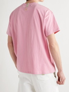 Abc. 123. - Logo-Appliquéd Cotton-Jersey T-Shirt - Pink