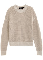 Represent Open-knit Cotton Jumper Off White