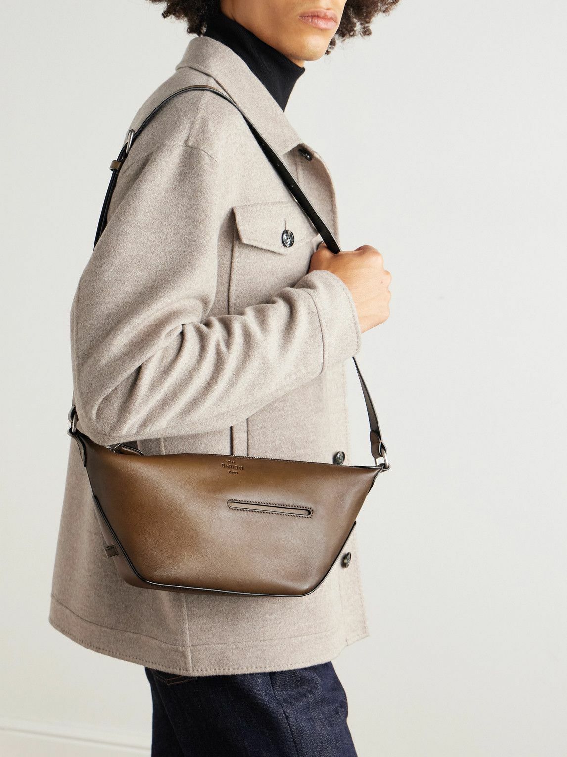 Berluti - Toujours Soft XS Venezia Leather Messenger Bag