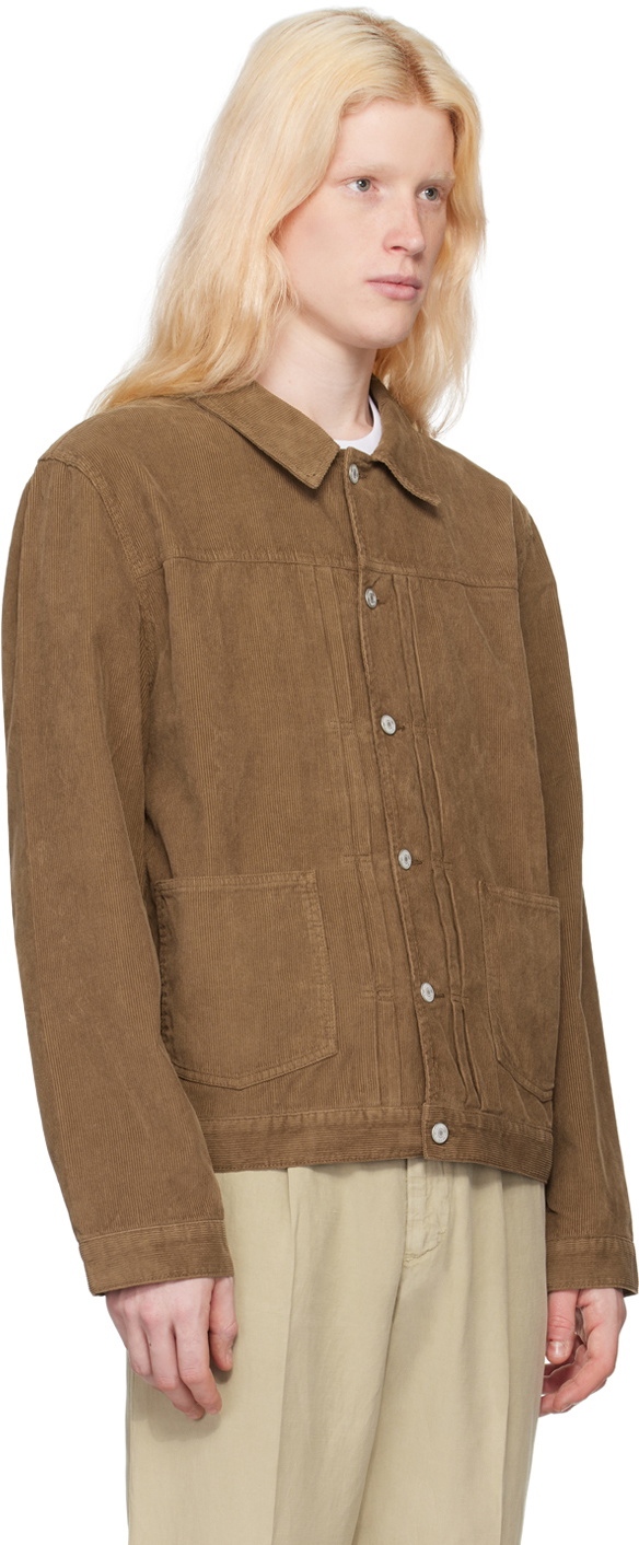 Officine Générale Brown Leo Jacket Officine Generale