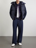 Canada Goose - HyBridge® Wool and Quilted Shell Hooded Down Jacket - Blue