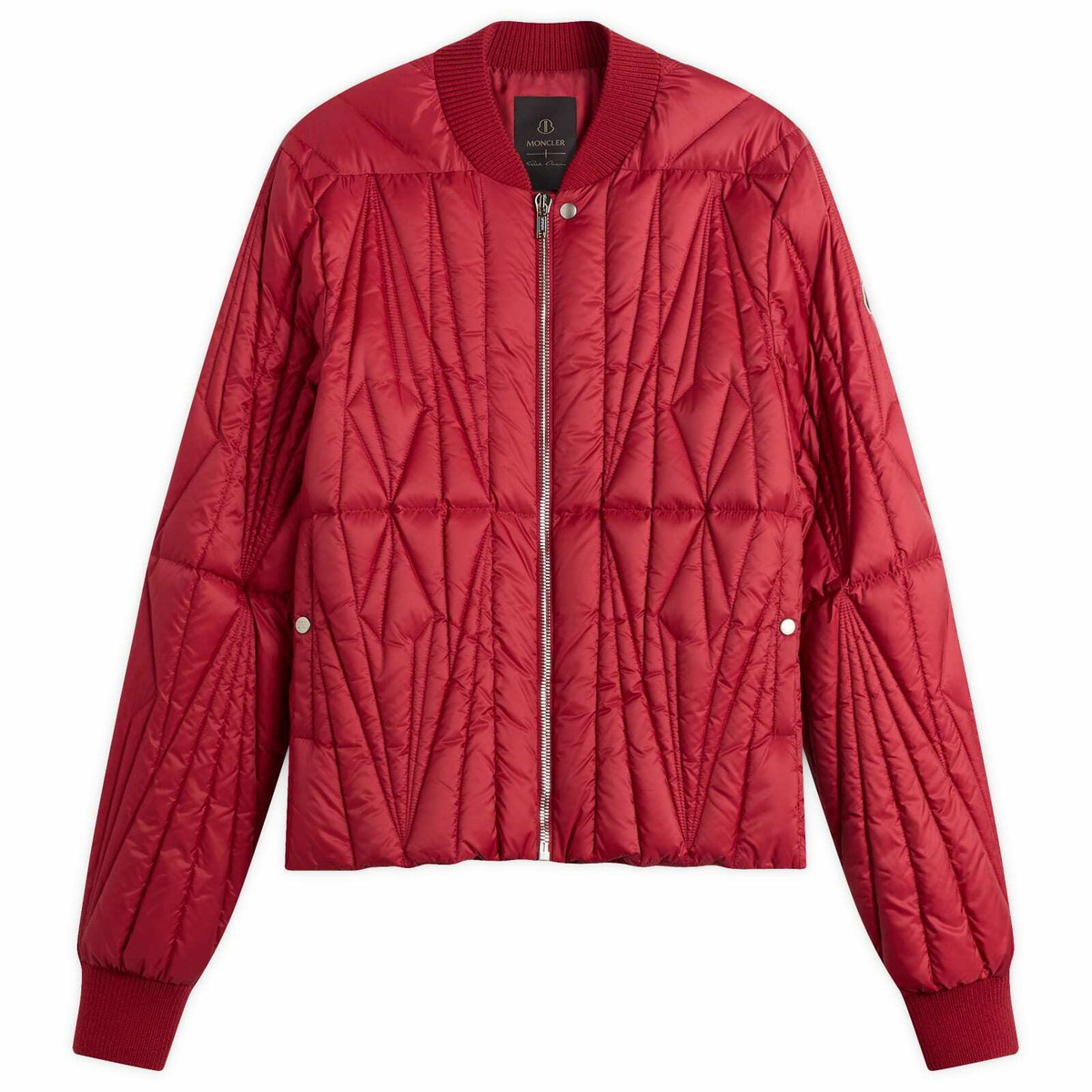 Rick Owens x Moncler Geocamo Flight Jacket in Carnelian