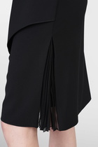 Courrèges Dress Woman In Black Polyester