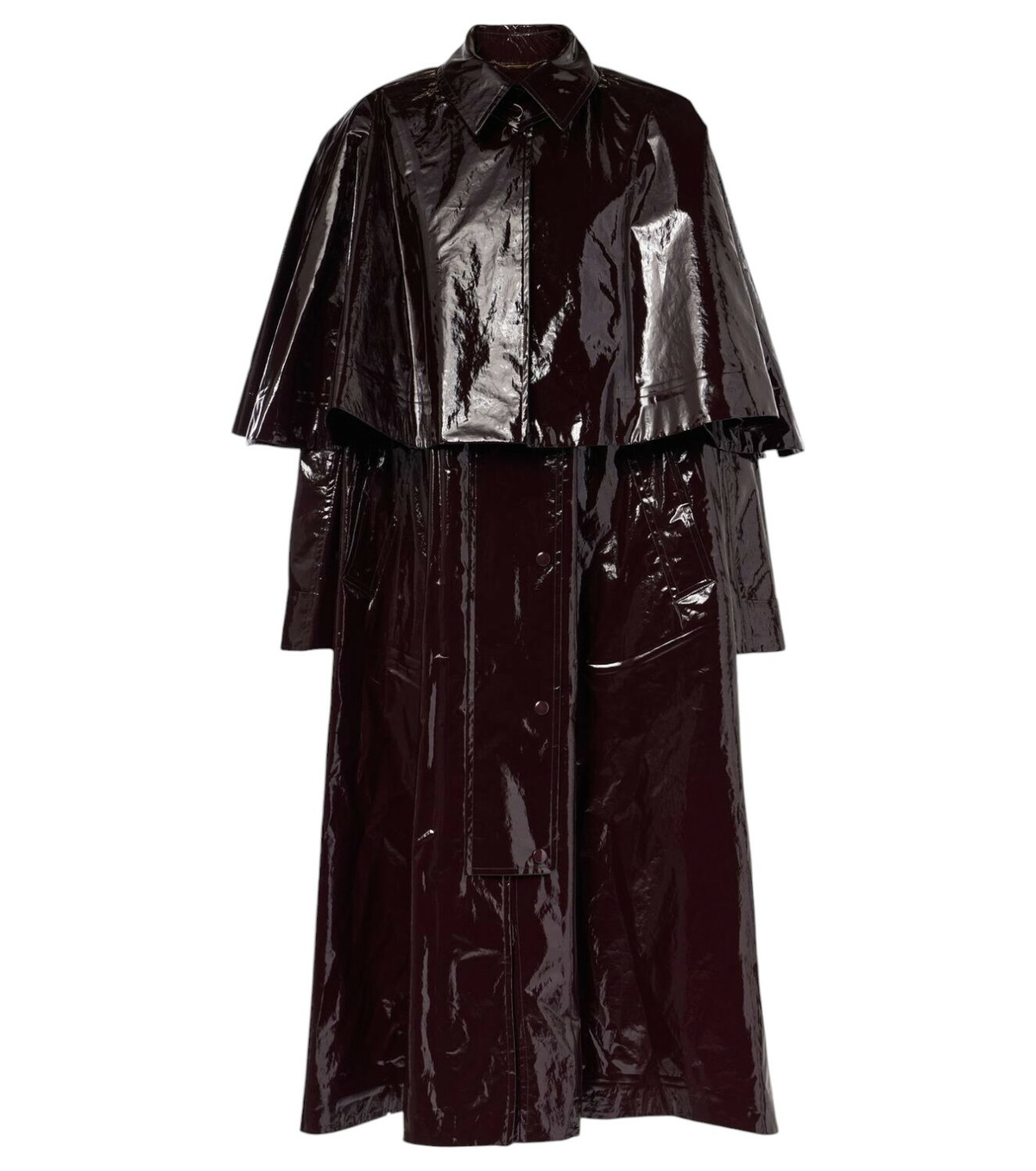 Chloé Lacquered Cotton Cape Chloe Chloé Lacquered Cotton Cape Chloe