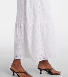 Melissa Odabash Daphne broderie anglaise cotton midi dress