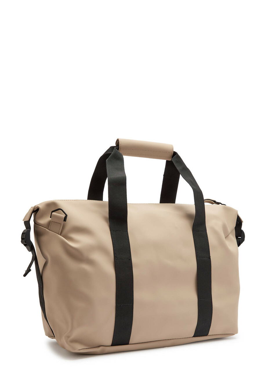 Rains Hilo Weekend Small Rubberised Holdall - Beige - One Size