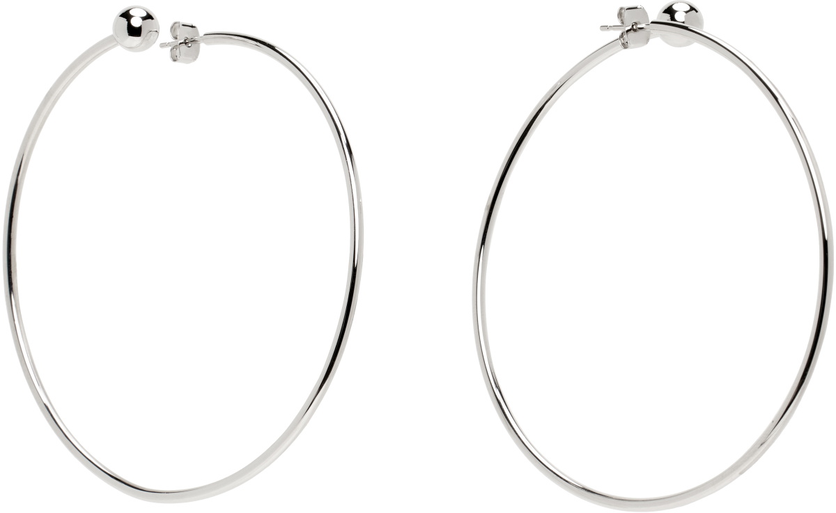 Justine Clenquet Silver Marfa Earrings