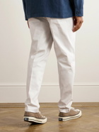 Club Monaco - Straight-Leg Pleated Cotton-Blend Trousers - White