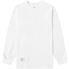 WTAPS Men's Long Sleeve Design 02 SQD T-Shirt in White