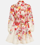 Zimmermann - Wonderland floral linen minidress
