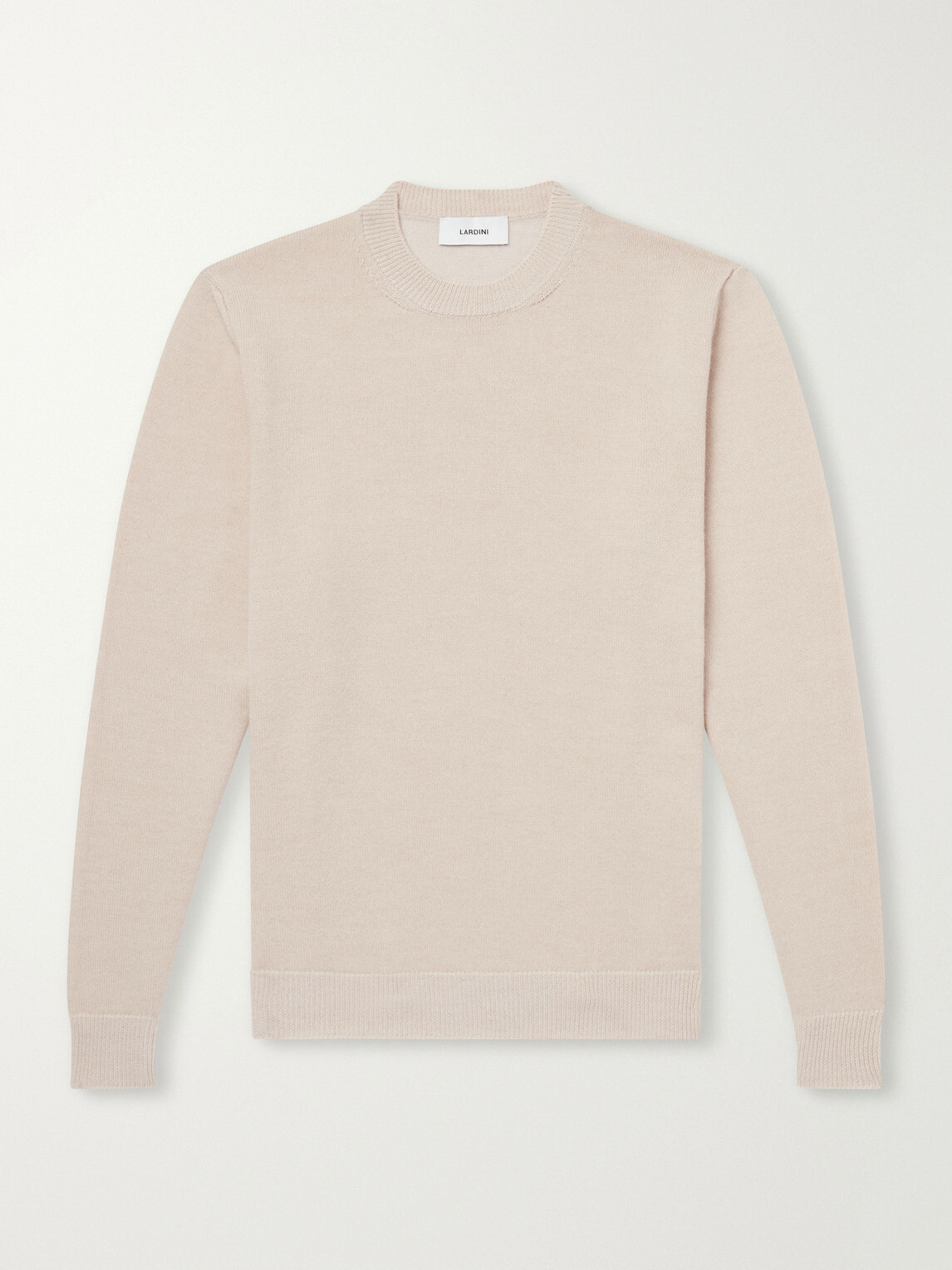 Lardini - Wool and Cashmere-Blend Sweater - Neutrals