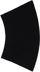 Julius Black Curved Tube Scarf