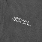 Sporty & Rich Drink More Water T-Shirt in Faded Black