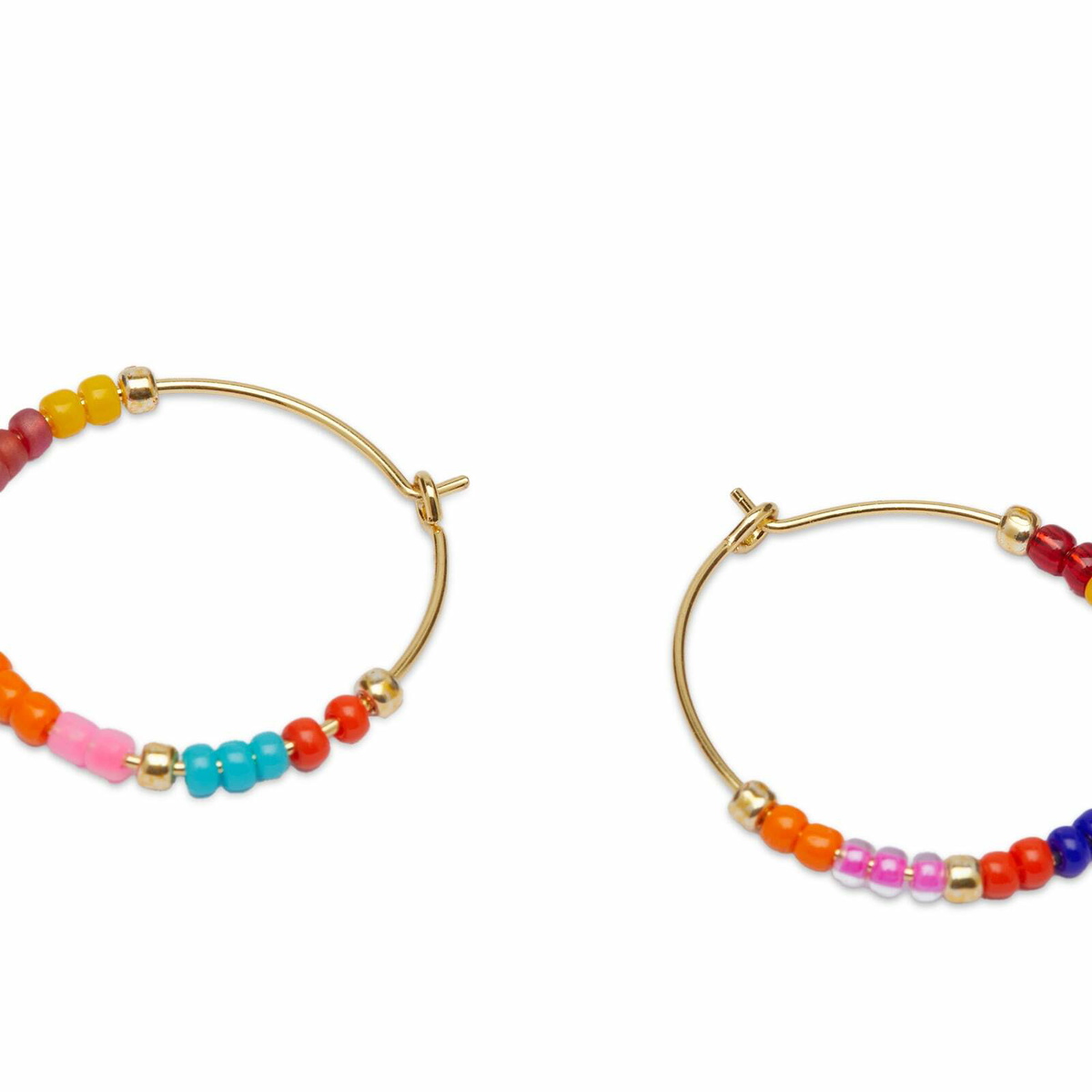 Anni Lu Women's Sunny Eldorado Hoop Earrings in Multi