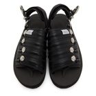 Toga Grey Suicoke Edition Suede MURA AJ502 Sandals