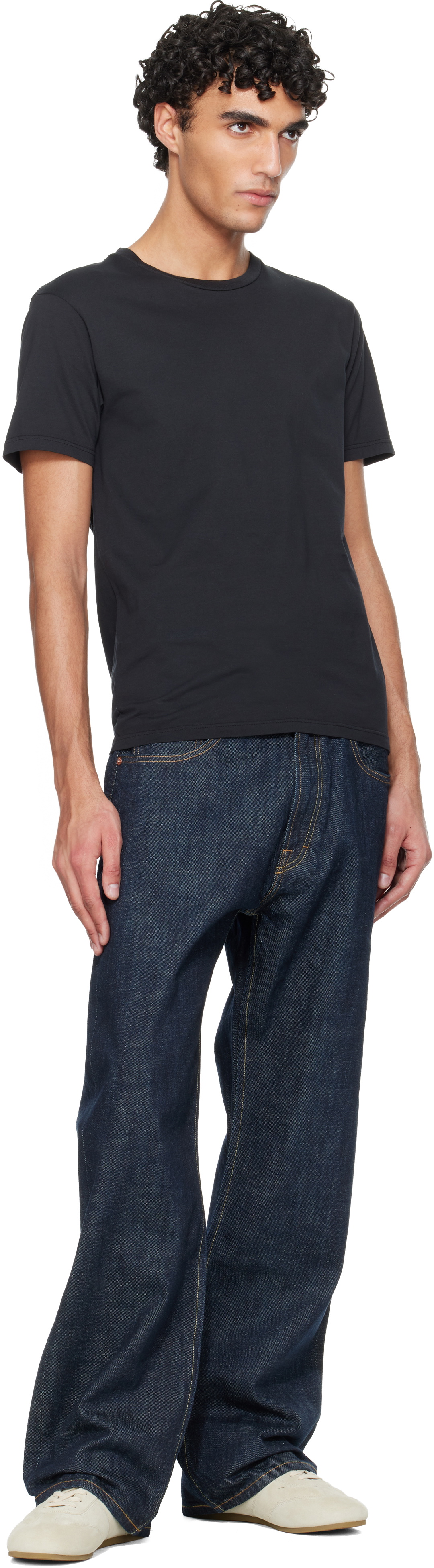 Rier Black Fitted T-shirt