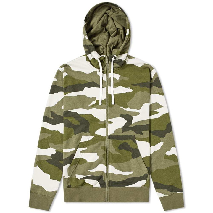 Photo: Nike Club Camo Zip Hoody