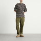 Universal Works Men's Twill Pleated Track Pant in Light Olive