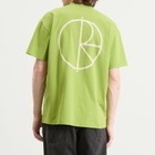 Polar Skate Co. Men's Stroke Logo Contrast T-Shirt in Peridot