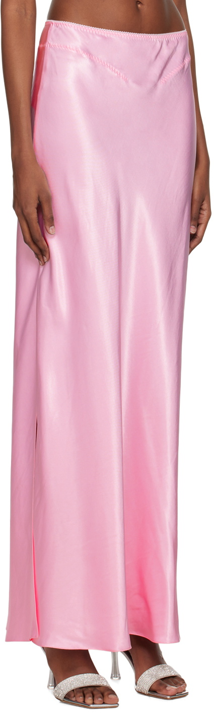 Anna October Pink Janiyah Midi Skirt