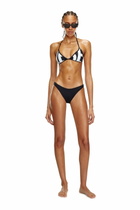 Diesel Bikini briefs with cut-off Diesel logo - Panties Womens in Multicolor