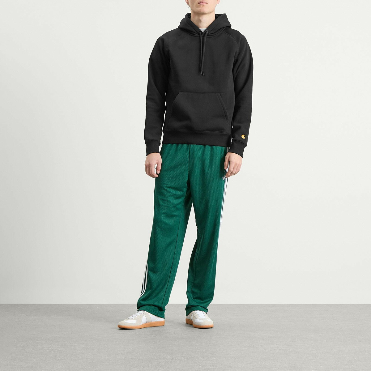 Adidas Men's Firebird Track Pant in Collegiate Green