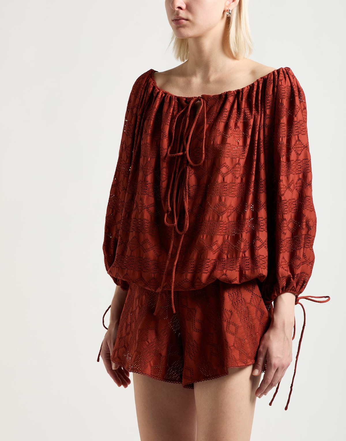 The Andamane Womens Playsuit Brick