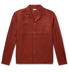 Camoshita - Camp-Collar Woven Overshirt - Red