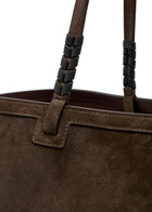 Metier Cala 42 Suede Tote bag - Chocolate - One Size